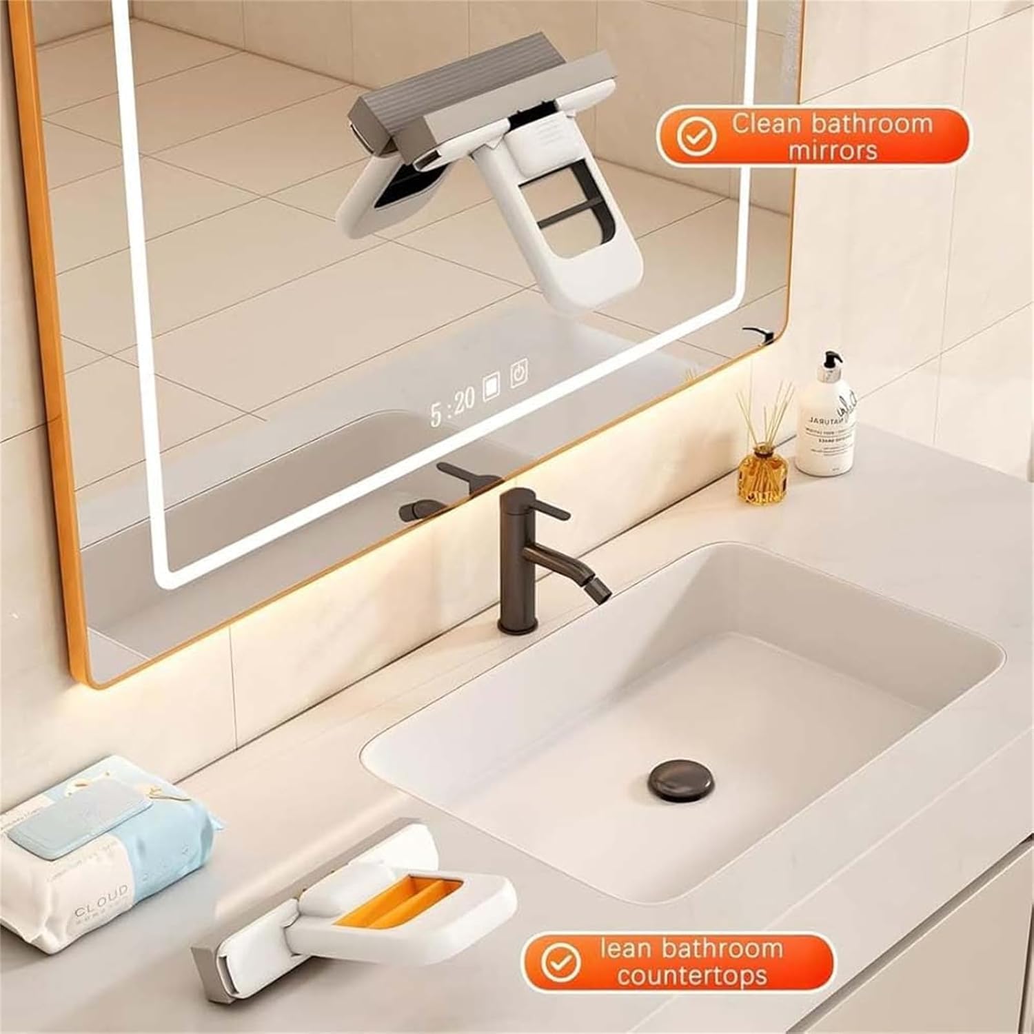 Foldable Mini Mop – Compact & Powerful Cleaning Tool